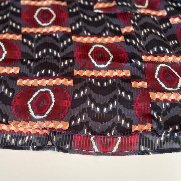 Lane Bryant NWT‎ Size 14 Geometric Pattern Skirt with Elastic Waist & Sash - Picture 6 of 10